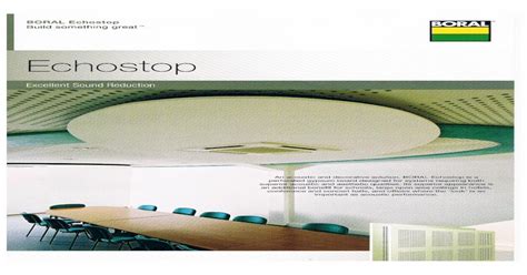 BORAL Echostop Build something great TM Echostop Excellent .